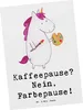 Mr. & Mrs. Panda Postkarte Künstlerin Farbepause - Weiß - Produktbild-Vorschau 1