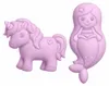 Spielstabil Sandförmchen Einhorn / Meerjungfrau, 1 Stk. Produktbild-Vorschau 3