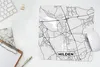 MuchoWow® Mauspad Mousepad Stadtplan - Hilden - Karte - Produktbild-Vorschau 5