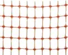 A close-up view of orange and tan plastic safety netting. Náhľad obrázku produktu