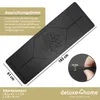 deluxe4home® Yogamatte Gymnastikmatte Schwarz I e NBR Produktbild-Vorschau 6