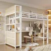 Merax Etagenbett Hochbett 90x200 cm, Kinderhochbett mit Produktbild-Vorschau 3