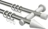 Interdeco Gardinenstange / Vorhangstange Edelstahl-Optik / Produktbild-Vorschau 1