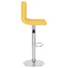 The Living Store Barhocker 2 Stk. Senfgelb Stoff Produktbild-Vorschau 6