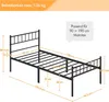 Yaheetech Metallbett Einzelbett/Doppelbett, Produktbild-Vorschau 7