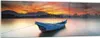 Bilder auf glas - Einteilig - Westen Sonne Boot - 160x50cm Produktbild-Vorschau 1