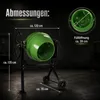 Betonmischer 140L Fassungsvermögen 550 W 30 U/Min Zahnräder Produktbild-Vorschau 2