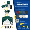 altana tillvex 3x3m zielona - z 4 wodoodpornymi panelami Podgląd zdjęcia produktu 5