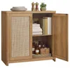 VASAGLE Küchenschrank im Boho-Stil, Türen Rattan-Optik, Produktbild-Vorschau 10