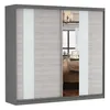 Armoire à portes coulissantes Armoire 233 cm Gris/Cathult Voir les images du produit 5