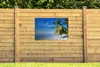 Gartenposter - 120x80 cm - Palmenbild Strand  - Modernes Produktbild-Vorschau 4