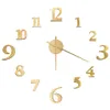 vidaXL Orologio da parete 3D Design moderno dorato 100 cm Anteprima dell’immagine prodotto 2