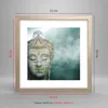Gerahmtes Poster - Rahmen in heller Eiche - Buddha Grafik Produktbild-Vorschau 5