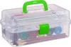 Relaxdays Aufbewahrungsbox 9 Fächer, Sortierbox Produktbild-Vorschau 1
