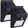 2er-Set Kompakte Solar-LED-Wandleuchte mit Bewegungsmelder Produktbild-Vorschau 1