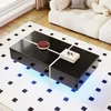 MODFU Table Basse Design avec Éclairage LED et Rangement - Voir les images du produit 3