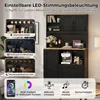 Armoire de cuisine Flieks avec éclairage LED, prises Voir les images du produit 9