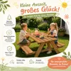 HAGO24 Kindersitzgruppe Sitzset Kinderbank Picknicktisch Produktbild-Vorschau 3