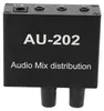 Stereo mixážny pult, audio rozbočovač, 2 vstupy, výstupy, Náhľad obrázku produktu 7