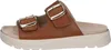Caprice Damen Pantolette Leder Zweiriemer mit Plateausohle Produktbild-Vorschau 2
