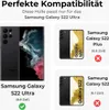 The image shows a Samsung Galaxy S22 Ultra phone and compares its compatibility with other Samsung phone models. Produktbild-Vorschau