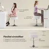 WOLTU 1 x Barhocker rund, höhenverstellbar drehbar, Produktbild-Vorschau 5