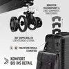 DEUBA TRAVEL Koffer Set 3tlg Hartschalenkoffer Schwarz Produktbild-Vorschau 4