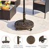Yaheetech Sonnenschirmständer mit Rollen 21 kg, rollbarer Produktbild-Vorschau 5