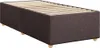 Boxspringbett mit Matratze Dunkelbraun 90x190 cm Stoff Produktbild-Vorschau 9