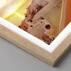 Gerahmtes Poster - Rahmen in heller Eiche - Santorini Produktbild-Vorschau 2
