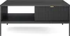 Couchtisch Kioto 104 cm Schwarz & Schwarz – 2 Schubladen, Produktbild-Vorschau 3