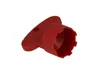A red plastic tool with a handle and a cylindrical end with notches. Produktbild-Vorschau