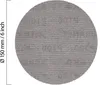 A circular sanding disc with text indicating its size. Náhľad obrázku produktu