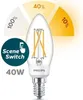 LED SceneSwitch E14 P45 Crown 40-18-9W Klar Produktbild-Vorschau 2