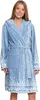 Moraj | Damen Morgenmantel Kurz mit Kapuze | Warmer Fleece Produktbild-Vorschau 6