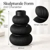 Vaso in Vetroceramica nera MAURICE, 21 cm Anteprima dell’immagine prodotto 7