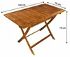 Gartentisch, Esstisch, Klapptisch, Tisch, aus Akazienholz Produktbild-Vorschau 2