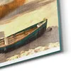 DEQORI Hybrid Leinwand Bild 60x30 cm 'Holzboote im Produktbild-Vorschau 5