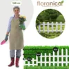 Floranica Zierzaun aus Holz 100 x 20 cm Weiß (imprägniert) Produktbild-Vorschau 3