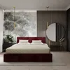 A bedroom with a bed, dresser, and vanity. Podgląd zdjęcia produktu