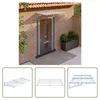 The Living Store Türvordach Grau und Transparent 152,5x90 Produktbild-Vorschau 7