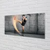 Glasbilder 100x50 Wandkunst Weiblich Übenden Produktbild-Vorschau 2
