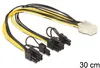 Delock Stromkabel - 8-poliger PCIe Power (6+2) Náhled obrázku produktu 4