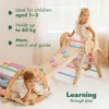 5-in-1 Montessori Klettergerüst Indoor aus Holz mit Rutsche Produktbild-Vorschau 6
