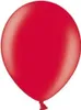 100 Stk. Luftballon Ø12cm "Uni Metallic" | Poppy Red Produktbild-Vorschau 3