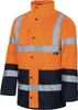 VIZWELL Warnschutzjacke VW 05D Gr. 4XL orange/marine Produktbild-Vorschau 1