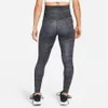 NIKE W Nk One Df Hr 7/8 Tght Aop Leggings Damen schwarz M Produktbild-Vorschau 4