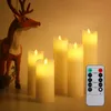 CCLIFE LED Kerzen Echtwachs 5er Set mit Fernbedienung Timer Produktbild-Vorschau 5