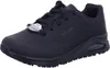A black Skechers sneaker is shown from a side angle against a white background. Voir les images du produit