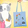 Mr. & Mrs. Panda Jutebeutel Einhorn Sekretärin - Sky Blue - Produktbild-Vorschau 2